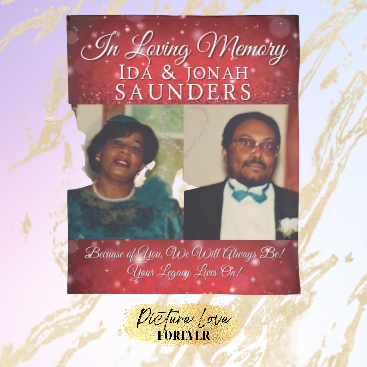 In Loving Memory Of Custom Blankets